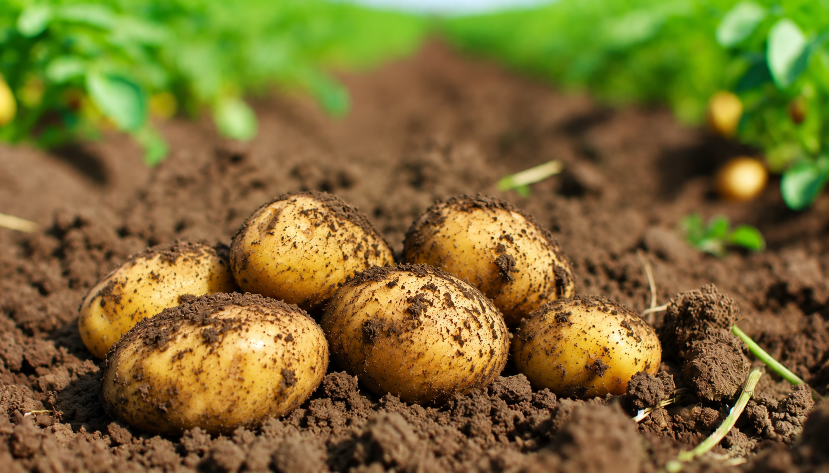 Seed potato field